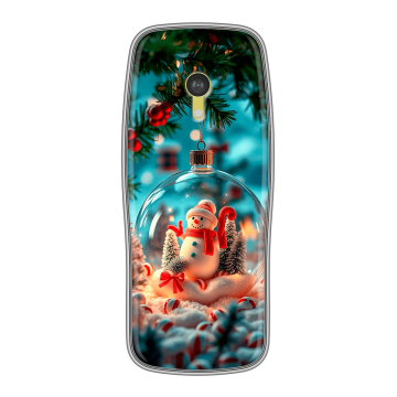 Силиконовый чехол на Nokia 3210 4G с принтом Новый год