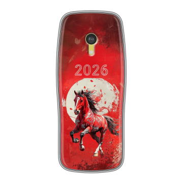 Силиконовый чехол на Nokia 3210 4G с принтом Новый год