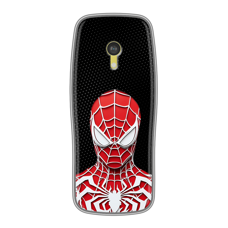 Силиконовый чехол на Nokia 3210 4G с принтом человек паук spiderman Силиконовый чехол на Nokia 3210 4G с принтом человек паук spiderman
