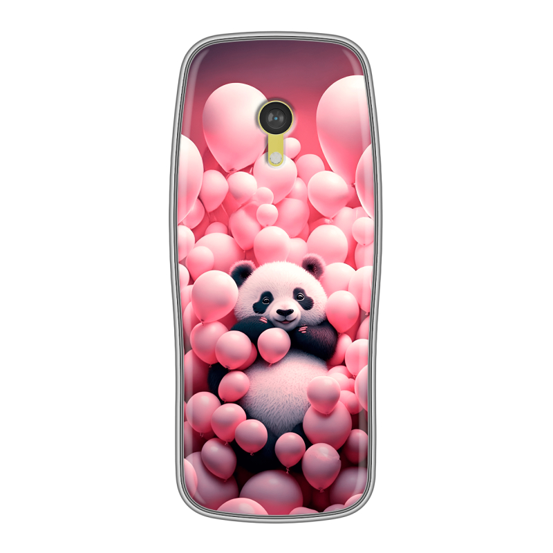 Силиконовый чехол на Nokia 3210 4G с принтом Панда Силиконовый чехол на Nokia 3210 4G с принтом Панда