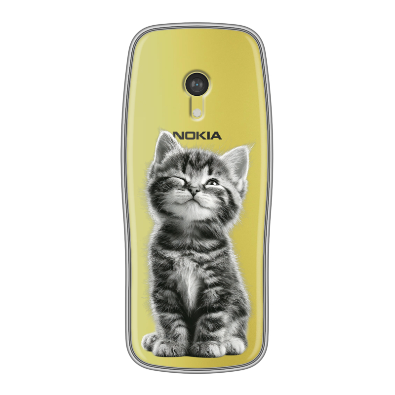 Силиконовый чехол на Nokia 3210 4G с принтом Котенок Силиконовый чехол на Nokia 3210 4G с принтом Котенок