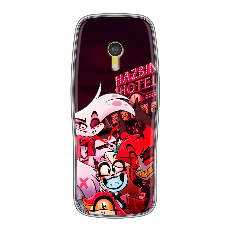 Силиконовый чехол на Nokia 3210 4G с принтом Hazbin Hotel Отель Хазбин Силиконовый чехол на Nokia 3210 4G с принтом Hazbin Hotel Отель Хазбин