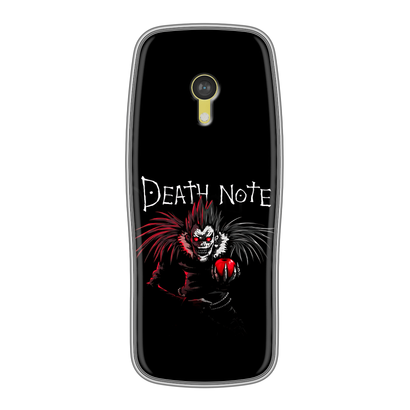 Силиконовый чехол на Nokia 3210 4G с принтом Death note Тетрадь смерти Силиконовый чехол на Nokia 3210 4G с принтом Death note Тетрадь смерти