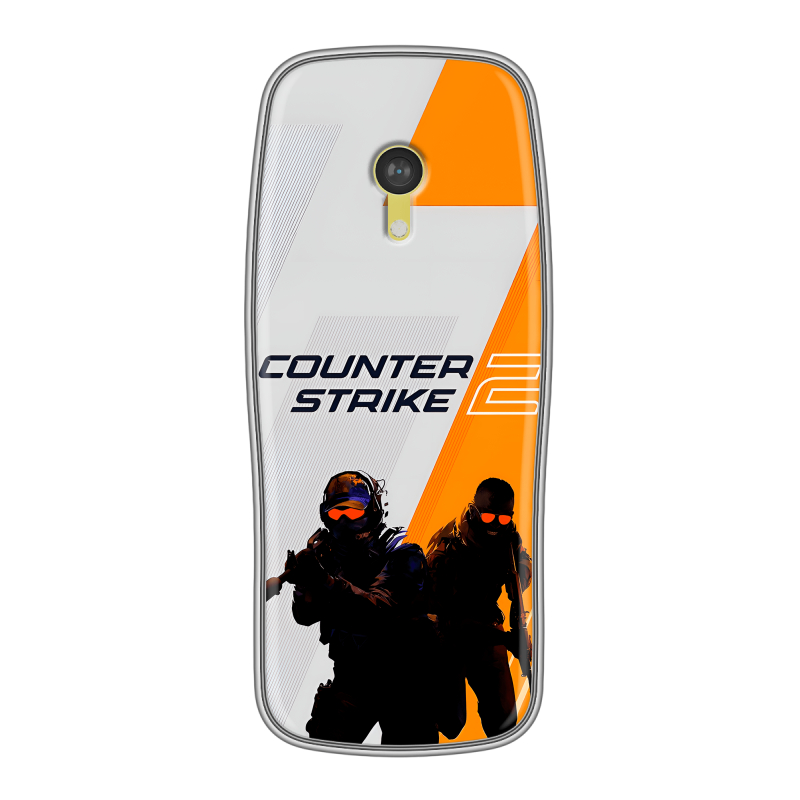 Силиконовый чехол на Nokia 3210 4G с принтом Counter Strike Силиконовый чехол на Nokia 3210 4G с принтом Counter Strike