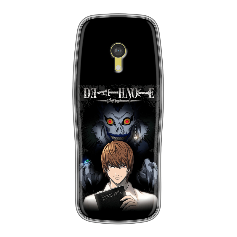 Силиконовый чехол на Nokia 3210 4G с принтом Death note Тетрадь смерти Силиконовый чехол на Nokia 3210 4G с принтом Death note Тетрадь смерти