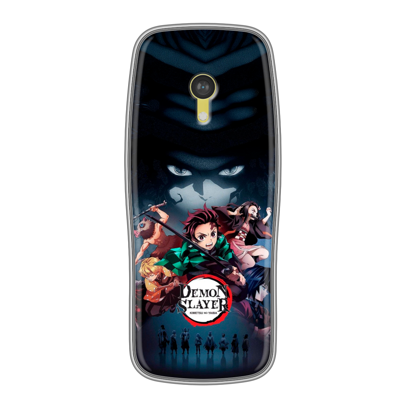 Силиконовый чехол на Nokia 3210 4G с принтом Demon Slayer Клинок рассекающий демонов Силиконовый чехол на Nokia 3210 4G с принтом Demon Slayer Клинок рассекающий демонов