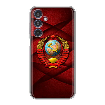 Силиконовый чехол на Samsung Galaxy M35 с принтом Герб СССР