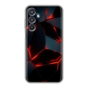 Силиконовый чехол на Samsung Galaxy M35 с принтом Яркие абстракции
