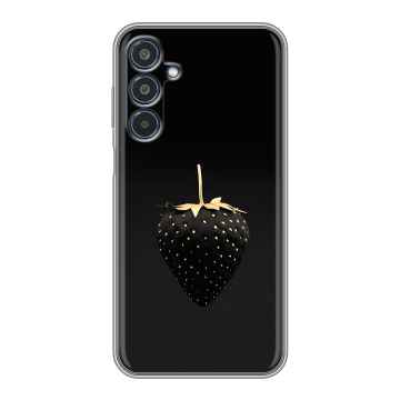 Силиконовый чехол на Samsung Galaxy M35 с принтом Черная клубника