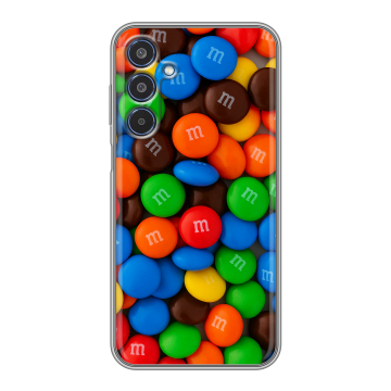 Силиконовый чехол на Samsung Galaxy M35 с принтом Конфеты