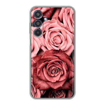 Силиконовый чехол на Samsung Galaxy M35 с принтом Цветы розы