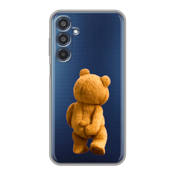 Силиконовый чехол на Samsung Galaxy M35 с принтом Медведь