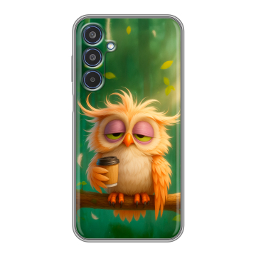 Силиконовый чехол на Samsung Galaxy M35 с принтом сова