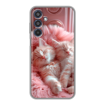 Силиконовый чехол на Samsung Galaxy M35 с принтом котята котики Силиконовый чехол на Samsung Galaxy M35 с принтом котята котики