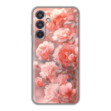 Силиконовый чехол на Samsung Galaxy M35 с принтом Розы цветы
