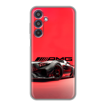 Силиконовый чехол на Samsung Galaxy M35 с принтом Мерседес Mercedes AMG Силиконовый чехол на Samsung Galaxy M35 с принтом Мерседес Mercedes AMG