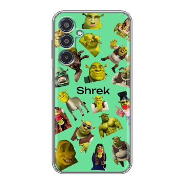 Силиконовый чехол на Samsung Galaxy M35 с принтом Шрек Shrek Силиконовый чехол на Samsung Galaxy M35 с принтом Шрек Shrek