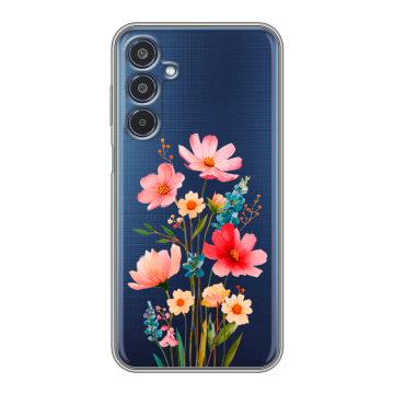 Силиконовый чехол на Samsung Galaxy M35 с принтом Цветы Силиконовый чехол на Samsung Galaxy M35 с принтом Цветы