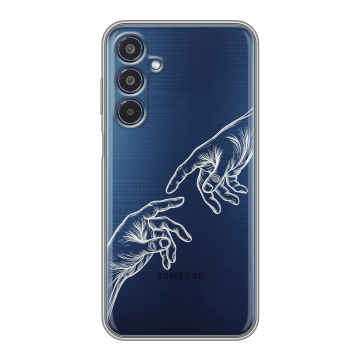 Силиконовый чехол на Samsung Galaxy M35 с принтом Сотворение мира Силиконовый чехол на Samsung Galaxy M35 с принтом Сотворение мира