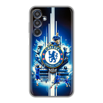 Силиконовый чехол на Samsung Galaxy M35 с принтом Chelsea Челси Силиконовый чехол на Samsung Galaxy M35 с принтом Chelsea Челси