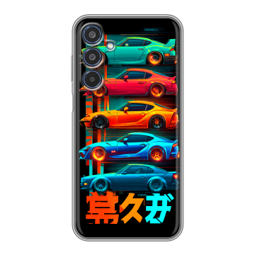 Силиконовый чехол на Samsung Galaxy M35 с принтом машины тачки Силиконовый чехол на Samsung Galaxy M35 с принтом машины тачки