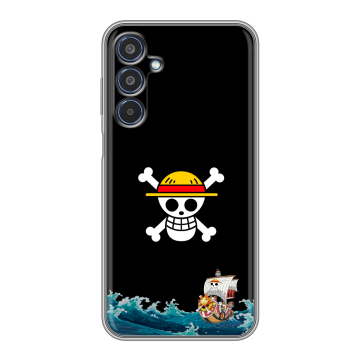 Силиконовый чехол на Samsung Galaxy M35 с принтом One Piece Ван Пис