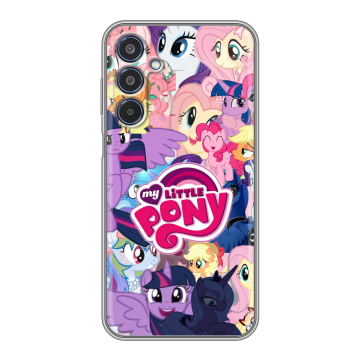 Силиконовый чехол на Samsung Galaxy M35 с принтом My little pony Дружба чудо Силиконовый чехол на Samsung Galaxy M35 с принтом My little pony Дружба чудо