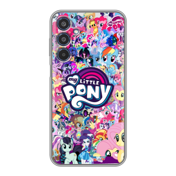 Силиконовый чехол на Samsung Galaxy M35 с принтом My little pony Дружба чудо