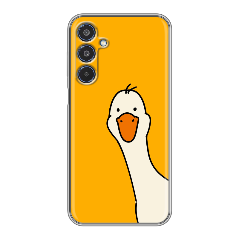 Силиконовый чехол на Samsung Galaxy M35 с принтом Утка Силиконовый чехол на Samsung Galaxy M35 с принтом Утка