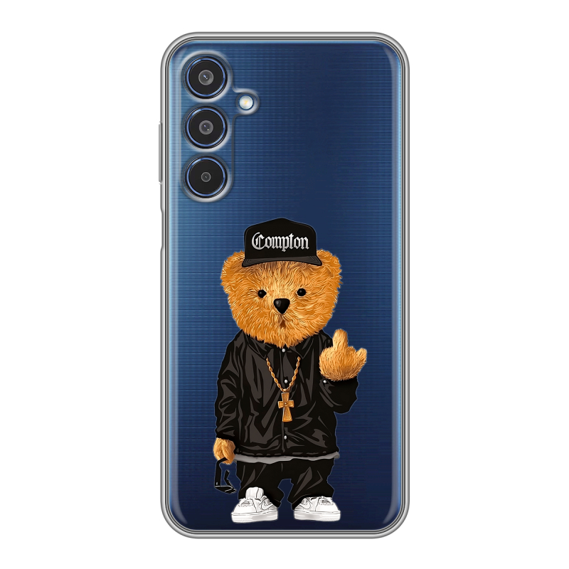 Силиконовый чехол на Samsung Galaxy M35 с принтом Плюшевый медведь Силиконовый чехол на Samsung Galaxy M35 с принтом Плюшевый медведь