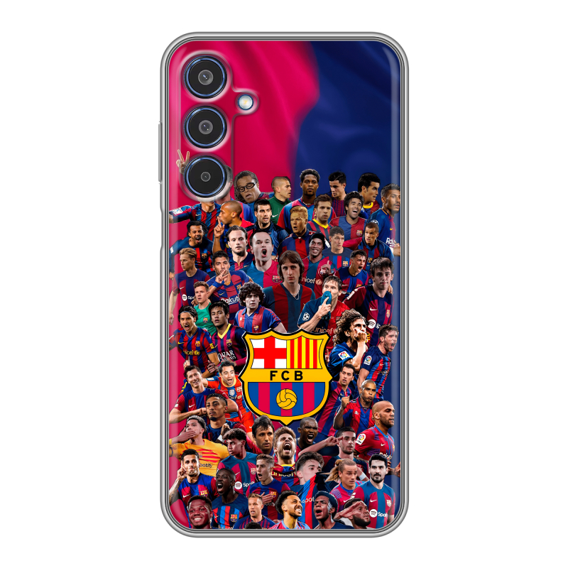 Силиконовый чехол на Samsung Galaxy M35 с принтом Барселона Barcelona Силиконовый чехол на Samsung Galaxy M35 с принтом Барселона Barcelona