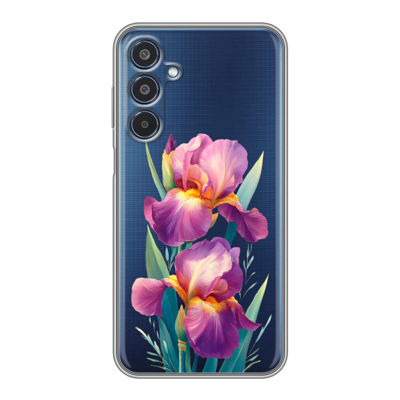 Силиконовый чехол на Samsung Galaxy M35 с принтом Цветы орхидеи Силиконовый чехол на Samsung Galaxy M35 с принтом Цветы орхидеи