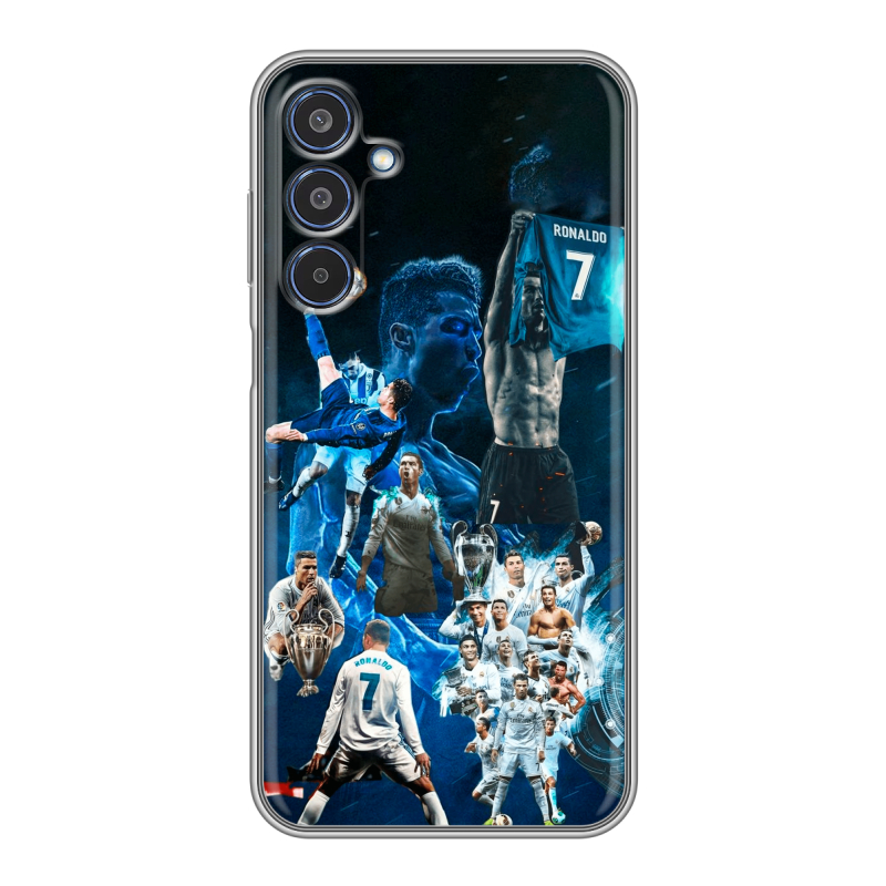 Силиконовый чехол на Samsung Galaxy M35 с принтом Реал Роналдо Силиконовый чехол на Samsung Galaxy M35 с принтом Реал Роналдо