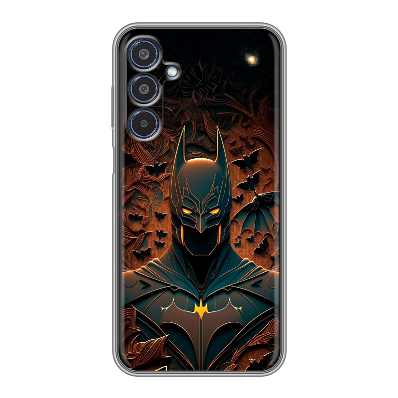 Силиконовый чехол на Samsung Galaxy M35 с принтом Batman Бэтмен Силиконовый чехол на Samsung Galaxy M35 с принтом Batman Бэтмен