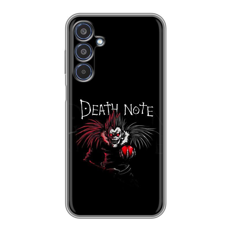 Силиконовый чехол на Samsung Galaxy M35 с принтом Death note Тетрадь смерти Силиконовый чехол на Samsung Galaxy M35 с принтом Death note Тетрадь смерти