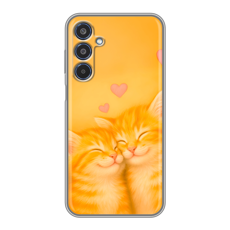 Силиконовый чехол на Samsung Galaxy M35 с принтом Милые котята Силиконовый чехол на Samsung Galaxy M35 с принтом Милые котята