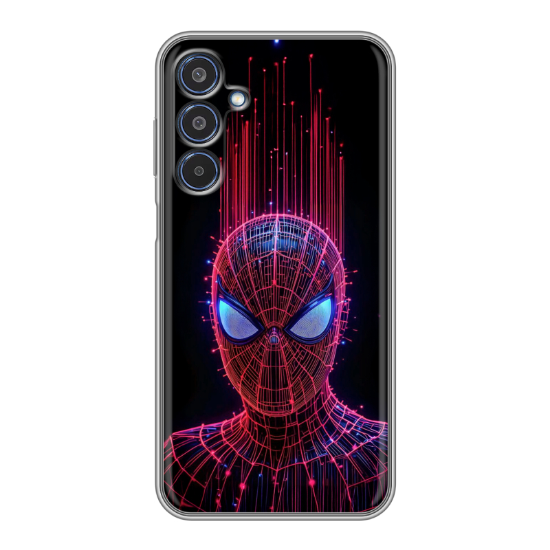Силиконовый чехол на Samsung Galaxy M35 с принтом Spiderman Человек паук Силиконовый чехол на Samsung Galaxy M35 с принтом Spiderman Человек паук