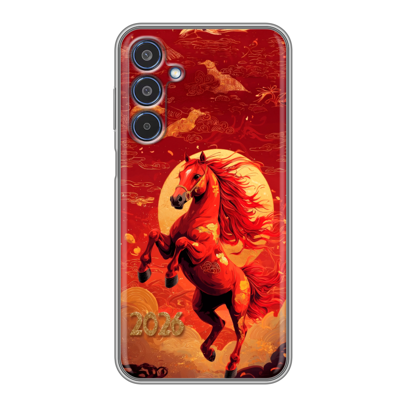 Силиконовый чехол на Samsung Galaxy M35 с принтом Новый год Силиконовый чехол на Samsung Galaxy M35 с принтом Новый год