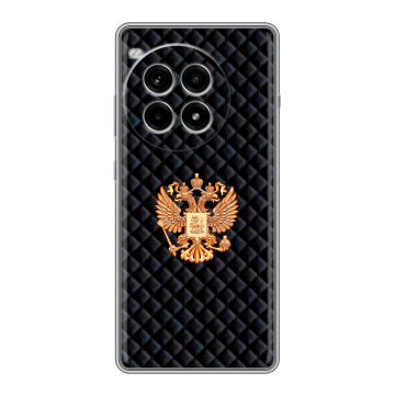 Силиконовый чехол на OnePlus Ace 3 Pro с принтом Герб России принт Силиконовый чехол на OnePlus Ace 3 Pro с принтом Герб России принт