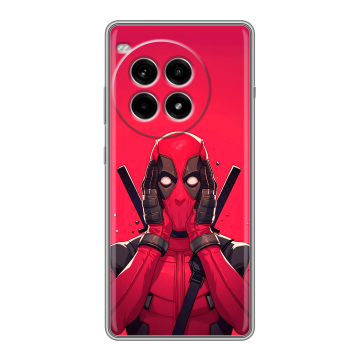 Силиконовый чехол на OnePlus Ace 3 Pro с принтом Дедпул Deadpool