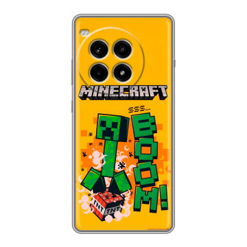 Силиконовый чехол на OnePlus Ace 3 Pro с принтом Майнкрафт Minecraft Силиконовый чехол на OnePlus Ace 3 Pro с принтом Майнкрафт Minecraft