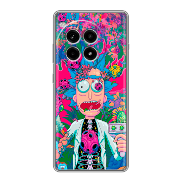 Силиконовый чехол на OnePlus Ace 3 Pro с принтом Рик и Морти Rick Morty Силиконовый чехол на OnePlus Ace 3 Pro с принтом Рик и Морти Rick Morty