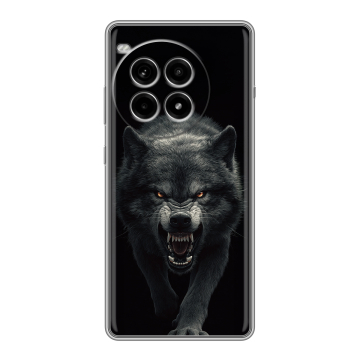 Силиконовый чехол на OnePlus Ace 3 Pro с принтом Волк Силиконовый чехол на OnePlus Ace 3 Pro с принтом Волк