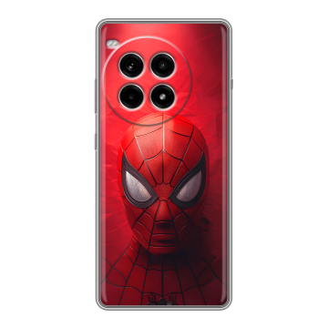 Силиконовый чехол на OnePlus Ace 3 Pro с принтом Spiderman Человек паук Силиконовый чехол на OnePlus Ace 3 Pro с принтом Spiderman Человек паук