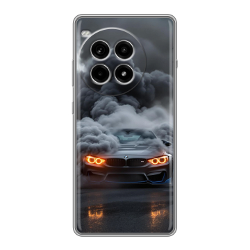 Силиконовый чехол на OnePlus Ace 3 Pro с принтом BMW БМВ
