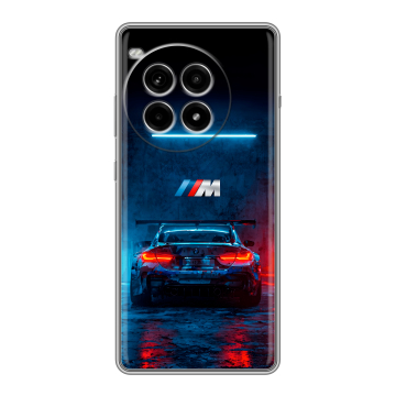 Силиконовый чехол на OnePlus Ace 3 Pro с принтом BMW БМВ Силиконовый чехол на OnePlus Ace 3 Pro с принтом BMW БМВ