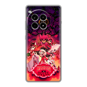 Силиконовый чехол на OnePlus Ace 3 Pro с принтом Hazbin Hotel Отель Хазбин Силиконовый чехол на OnePlus Ace 3 Pro с принтом Hazbin Hotel Отель Хазбин