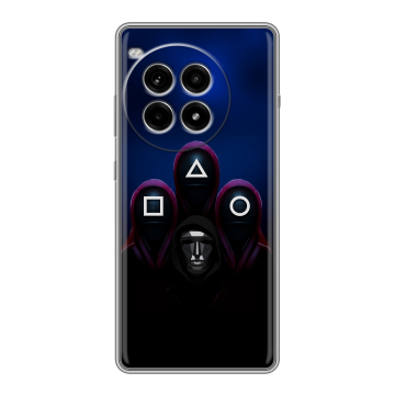 Силиконовый чехол на OnePlus Ace 3 Pro с принтом Игра Кальмара