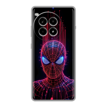 Силиконовый чехол на OnePlus Ace 3 Pro с принтом Spiderman Человек паук Силиконовый чехол на OnePlus Ace 3 Pro с принтом Spiderman Человек паук