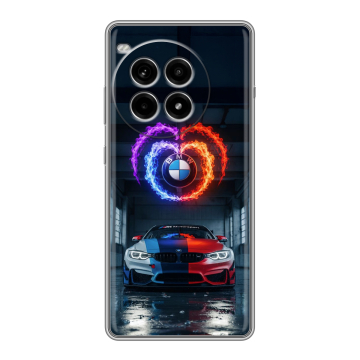 Силиконовый чехол на OnePlus Ace 3 Pro с принтом BMW БМВ Силиконовый чехол на OnePlus Ace 3 Pro с принтом BMW БМВ